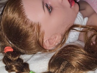 Facefucking And Cumming on my Teen Stepsister Doll (Huge Facial)