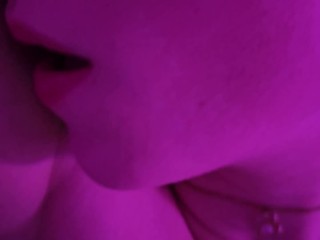 Little slut moans while she gets fucked hard and dominated hardcore wet romance sex POV