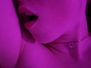 Little slut moans while she gets fucked hard and dominated hardcore wet romance sex POV