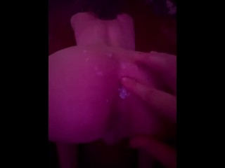 POV cumming on Alyssa Bale’s ass