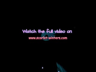 Thick MILF Teacher in corset fucks herself using her Big White Dildo