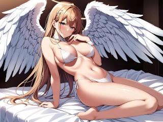 Una angelita muy sexy te consuela POV