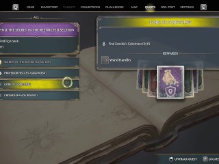 Hogwarts Legacy Nude mod Gameplay 8 - Running Around naked in hogwarts