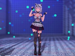 【MMD Hololive 4k/60fps】《Sakamata Chloe (沙花叉クロヱ)》~~《Nyan Cat EX》~(daniwellP feat. 桃音モモ)