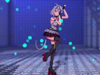 【MMD Hololive 4k/60fps】《Sakamata Chloe (沙花叉クロヱ)》~~《Nyan Cat EX》~(daniwellP feat. 桃音モモ)