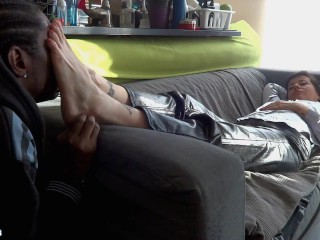 Worshipping Cat Princess Feet Sexii Feet And Face Smothering (Preview)