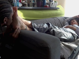 Worshipping Cat Princess Feet Sexii Feet And Face Smothering (Preview)