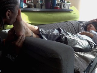 Worshipping Cat Princess Feet Sexii Feet And Face Smothering (Preview)