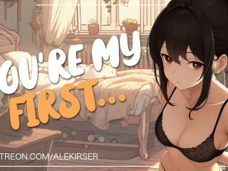 "You're My First..." Making Your Cute, Petite Girlfriend Cum for the First Time | ASMR Audio Rolepla