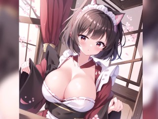 Anime Japanese maid girl sex