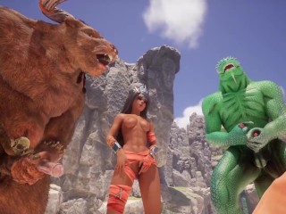 Futa X Futa Furry Sex Party - 3D Cartoon Hentai