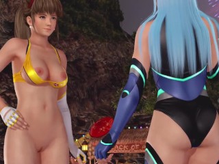 Dead or Alive Xtreme Venus Vacation Hitomi & Leifang Dolphin Wave Collab Costume Nude Mod Fanservice