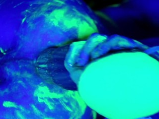 Trans Girl Fucked By Glow In The Dark Monster Cock