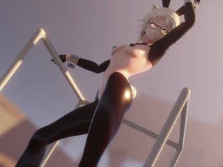 【狩野色】逆兔のmmd！