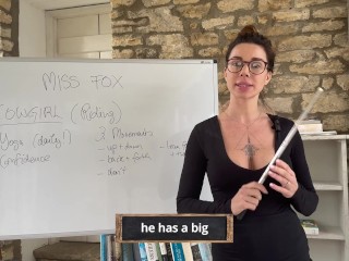 COWGIRL POSITION - Sex Tutorial with Miss Fox