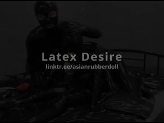 Fucking the rubber pussy ❤️ Latex Rubber