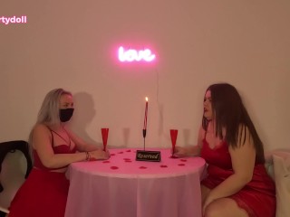 Valentines first date 2 girls farting