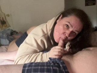 Surprise Cum in Mouth for a GILF! Compilation
