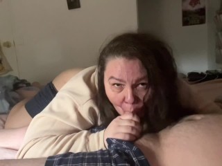 Surprise Cum in Mouth for a GILF! Compilation