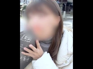 街ブラデート後に巨乳美少女をホテルに連れ込み中出しセックス　素人/ハメ撮り/カップル/フェラ/手コキ/日本人/無修正/女子大生/10代/スマホ/まろちゃんねる