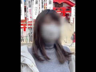 街ブラデート後に巨乳美少女をホテルに連れ込み中出しセックス　素人/ハメ撮り/カップル/フェラ/手コキ/日本人/無修正/女子大生/10代/スマホ/まろちゃんねる