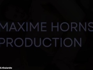 Khalamite - First bisex pegging session with Maxime horns