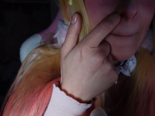 Ear licking ASMR with retainer Mouth