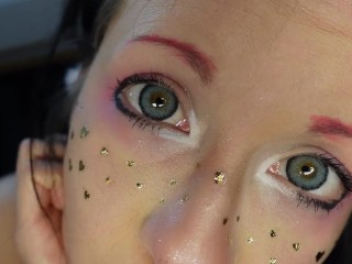 ASMR LENSLICKING close up sfw