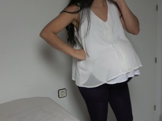 Cheating On My Husband By Fucking My Chauffeur (CREAMPIE TO PREGNANT HOTWIFE)