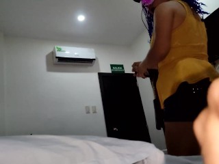 RUN YOUR TONGUE OVER MY CLITORIS SO YOU FEEL MY VAGINA JUICY AND HOT