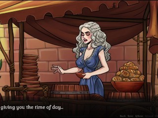Game of Whores Sex Game Sex Scenes Daenerys Parody Gameplay [18+]