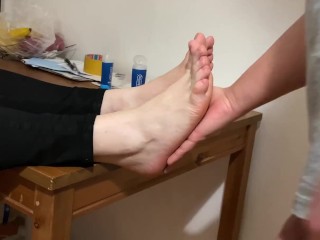 We tried some new techniques (footjob/Boss Bih)