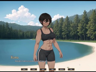 TOMBOY Sex in Forest [ HENTAI Game ] Ep.3 outdoor CREAMPIE my GF at the beach