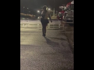 Truck stop whore loses bet