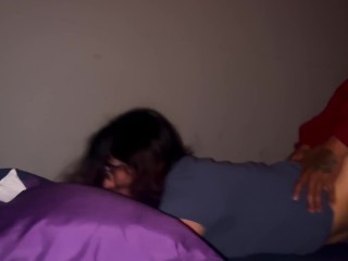 Amateur Mexican slut taking backshots from  bbc