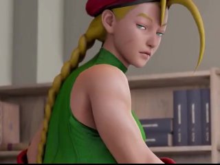 Futa Futanari Juri x Cammy Anal Creampie 3D Hentai