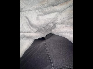 Playing with my wet pussy in yoga pants