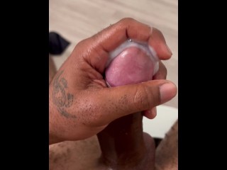 Playing with myself till I cum on my hand
