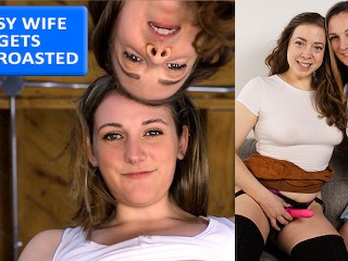 Sissy Wife Gets Spitroasted - Elle Eros and Clara Dee