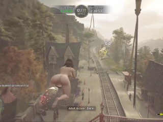 Hogwarts Legacy Nude mods gameplay Part 34 - Broom Riding Race