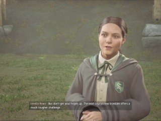 Hogwarts Legacy Nude mods gameplay Part 34 - Broom Riding Race