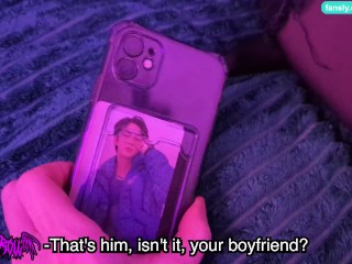 Cutie was dumped by a guy at a party, and I took the opportunity and fucked her - Russian talk porn