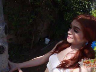 Hot HookUp Alice Green Gets Mean On Meetup Dates Cock!