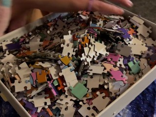 ASMR Nude Puzzle Rummaging (no talking)
