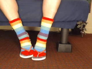 Fluffy Fuzzy Socks Flip Flops Shoeplay