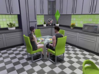 The Sims 4: blowjob Wicked Woohoo mod