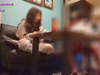 不倫人妻のフェラチオの舌使いが上手すぎて、不倫相手が数分で射精してしまう