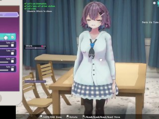  Idol [v1.012] [Azucat] firm breasts in an office shirt