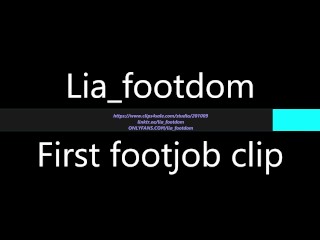 German Footjob Cum First Clip