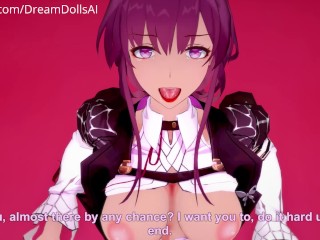 Kafka from Honkai Star Rail: Wet Room and Bathtub - POV